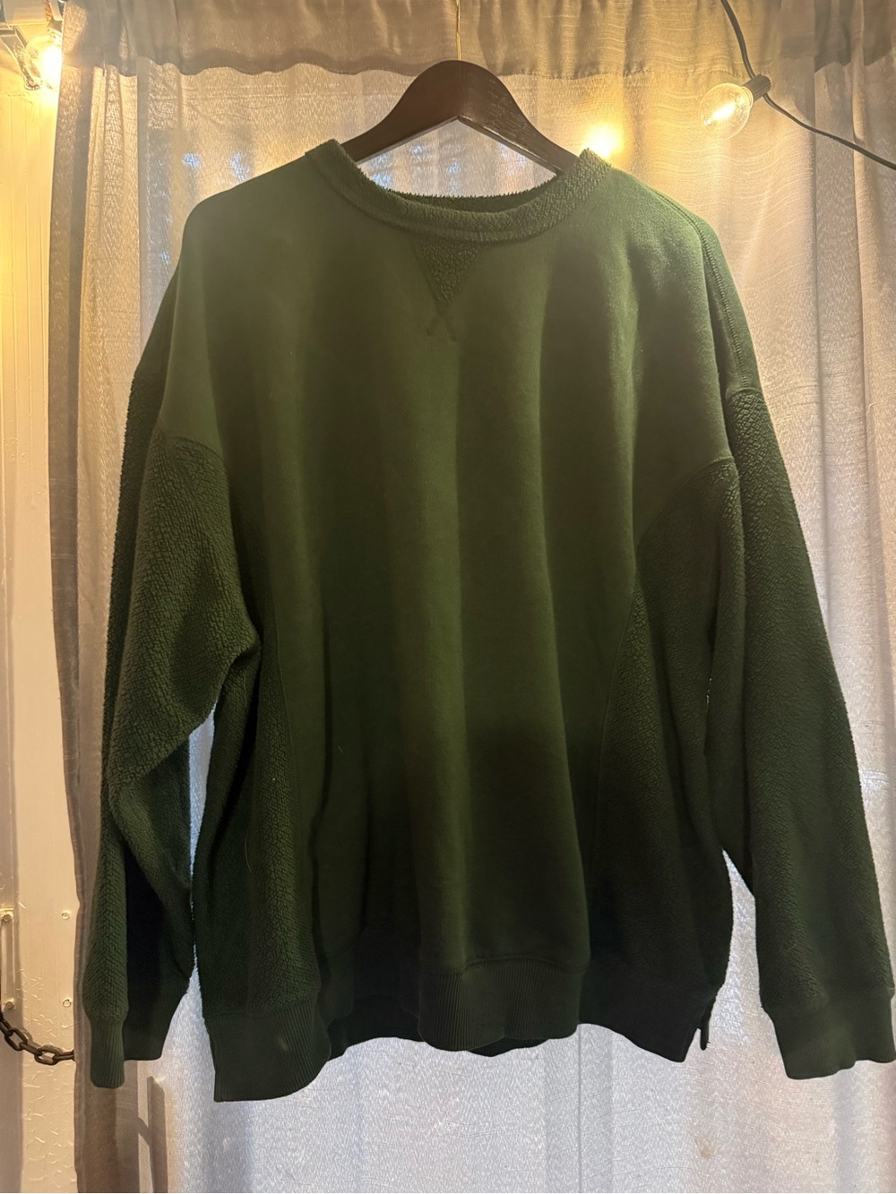 aerie women’s Crewneck Sweatshirt in Forest Green large